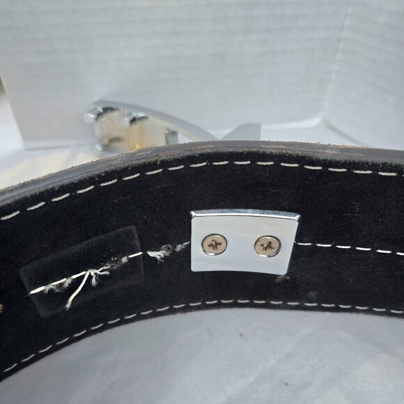 XL Titan Toro Suede Lever Powerlifting Weight Belt 4" High 3/8" Depth EUC - Picture 9 of 15
